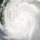 Typhoon Megi making landfall on Taiwan in 2010. Image: NASA Earth Observatory